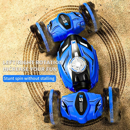 Double-sided 2.4g Rc Amphibious Car - 4wd - Blue