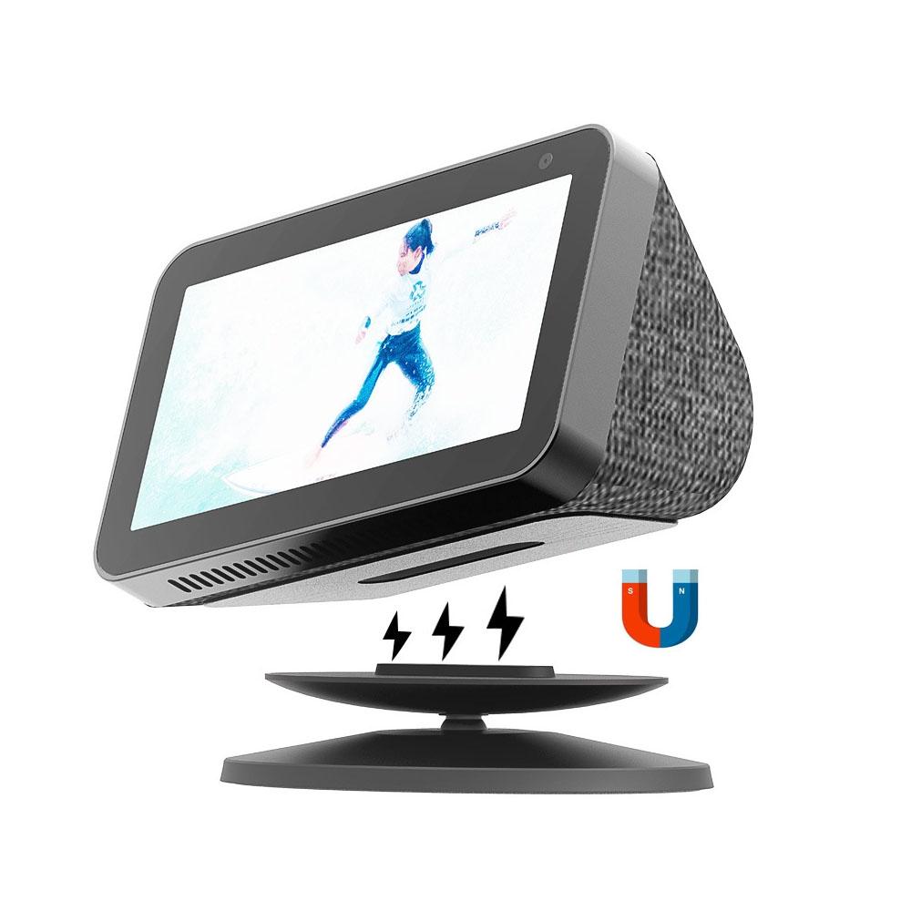 Adjustable Stand for Amazon Echo Show 5 - 360 Degree Swivel Holder - Black