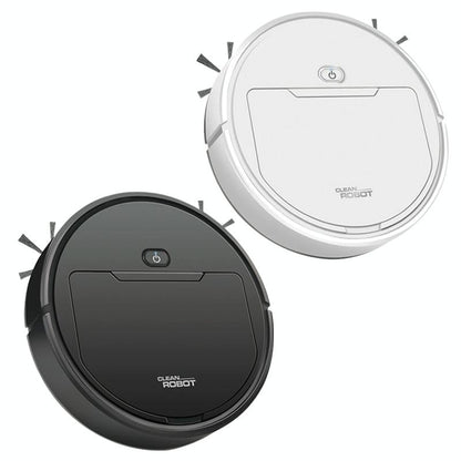 3-in-1 Smart Vacuum Cleaner Robot - Rechargeable Multifunctional Dry / Wet - White