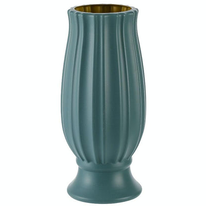 Soft Dried Flower Vase Arrangement for Living Room Decor - Sea Blue