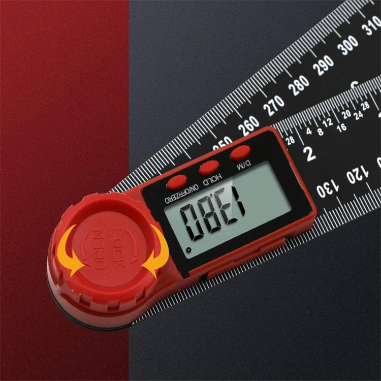 Digital Angle Protractor - 2-in-1 Compact Design - 300Mm