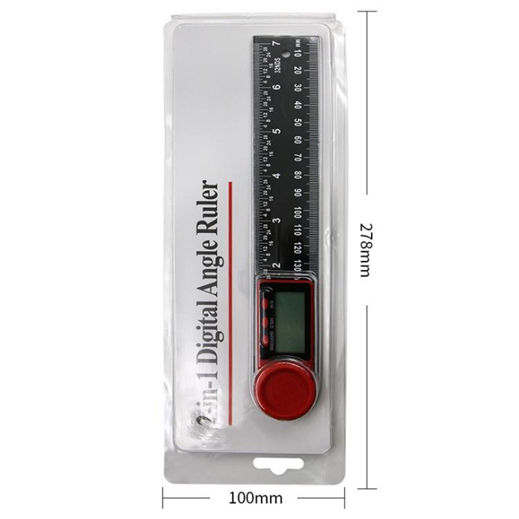 Digital Angle Protractor - 2-in-1 Compact Design - 300Mm