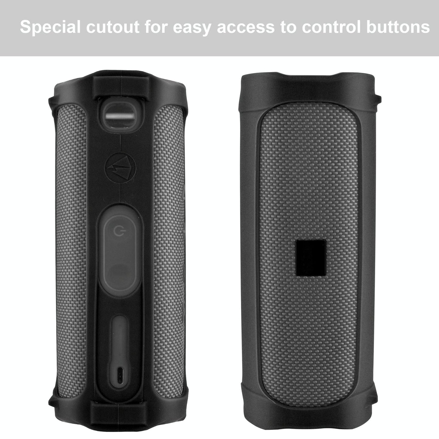 Soft Silicone Sleeve for Jbl Flip5 Speaker - Portable and Protective - Blue
