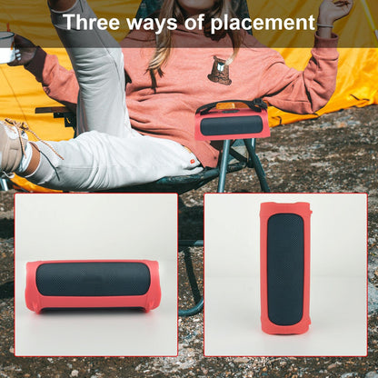 Soft Silicone Sleeve for Jbl Flip5 Speaker - Portable and Protective - Blue