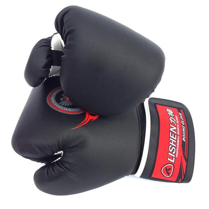 Muay Thai Training Gloves - Thickened For Fitness - Red