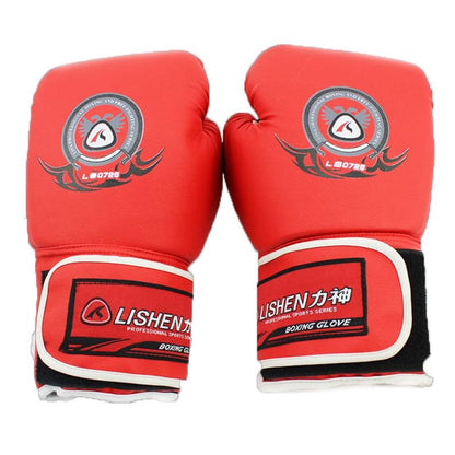Muay Thai Training Gloves - Thickened For Fitness - Red