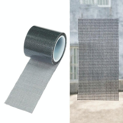 Anti-mosquito Door Curtain Net for Window Repair - White