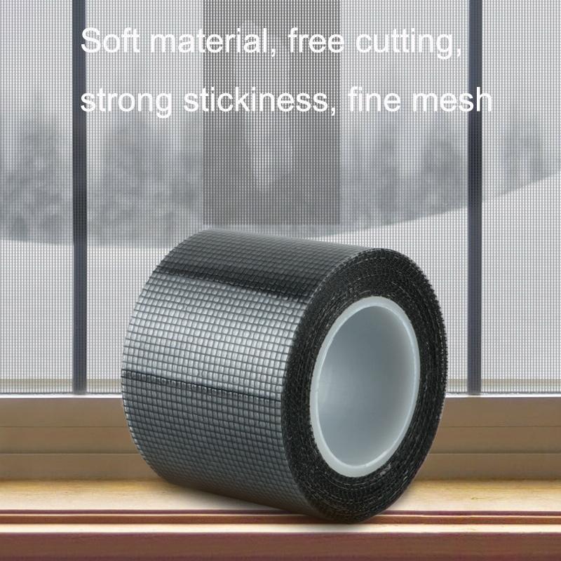 Anti-mosquito Door Curtain Net for Window Repair - White