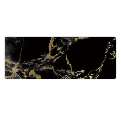 Sturdy Marbled Rubber Mouse Pad - Yellow Marble