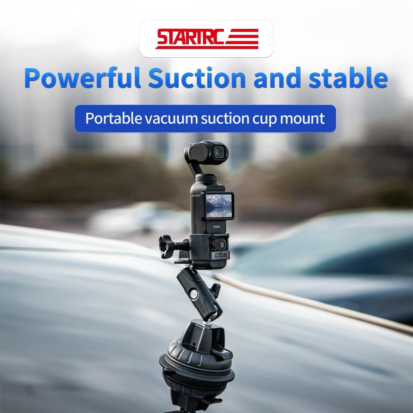 3 Suction Cup Holder For Dji Osmo Pocket Black