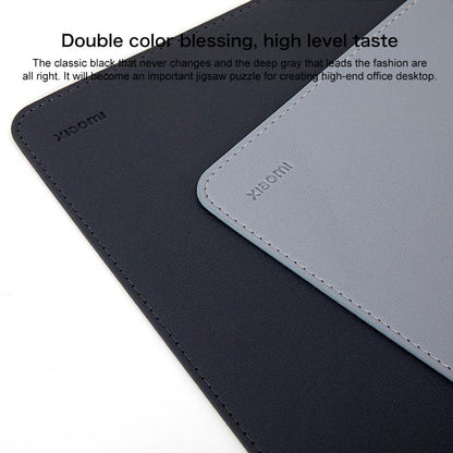 Waterproof Non Slip Desk Pad For Large Mice - Black