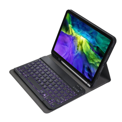 Detachable Bluetooth Keyboard Case For Ipad Pro 11 With Backlight & Pen Slot - Black