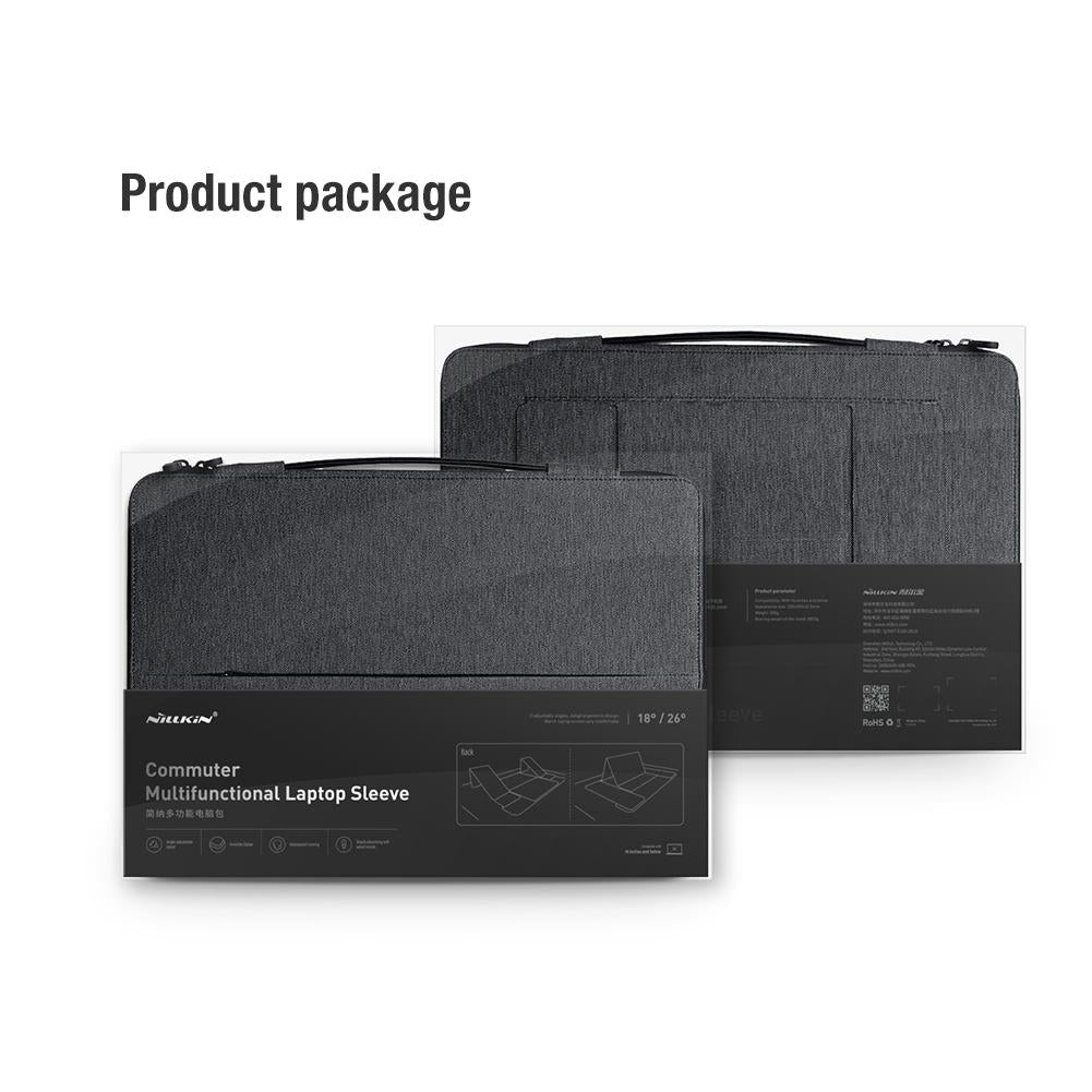 16.0 Inch Commuter Laptop Sleeve - Multifunctional - Blue