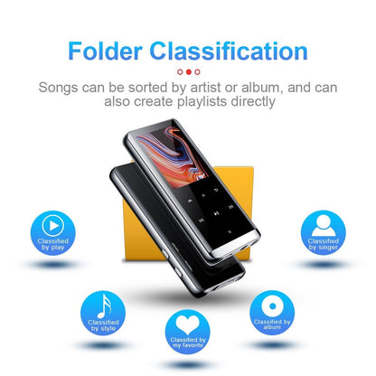 1.8 Inch Touch Lcd Hifi Mp3 Player 16Gb Memory - Without Bluetooth - 8Gb
