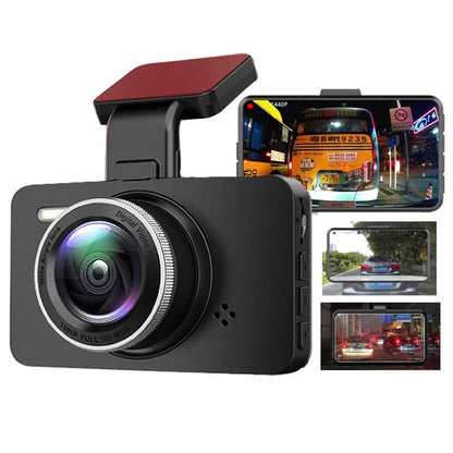 Hd Night Vision Dog Driving Recorder with Reversing Image - Double Recorded