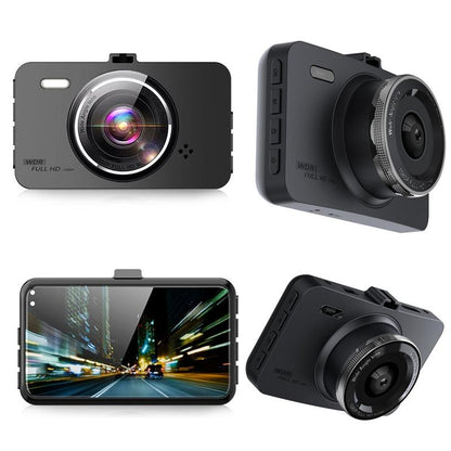 Hd Night Vision Dog Driving Recorder with Reversing Image - Double Recorded