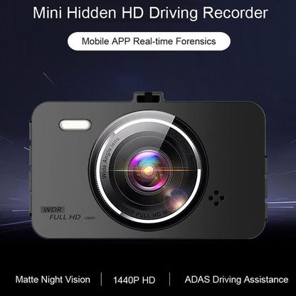 Hd Night Vision Dog Driving Recorder with Reversing Image - Double Recorded