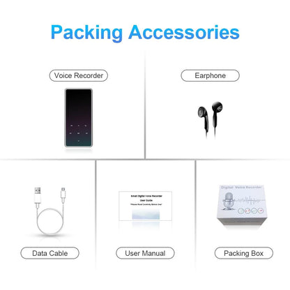 Portable Bluetooth Player 8Gb Capacity Silver