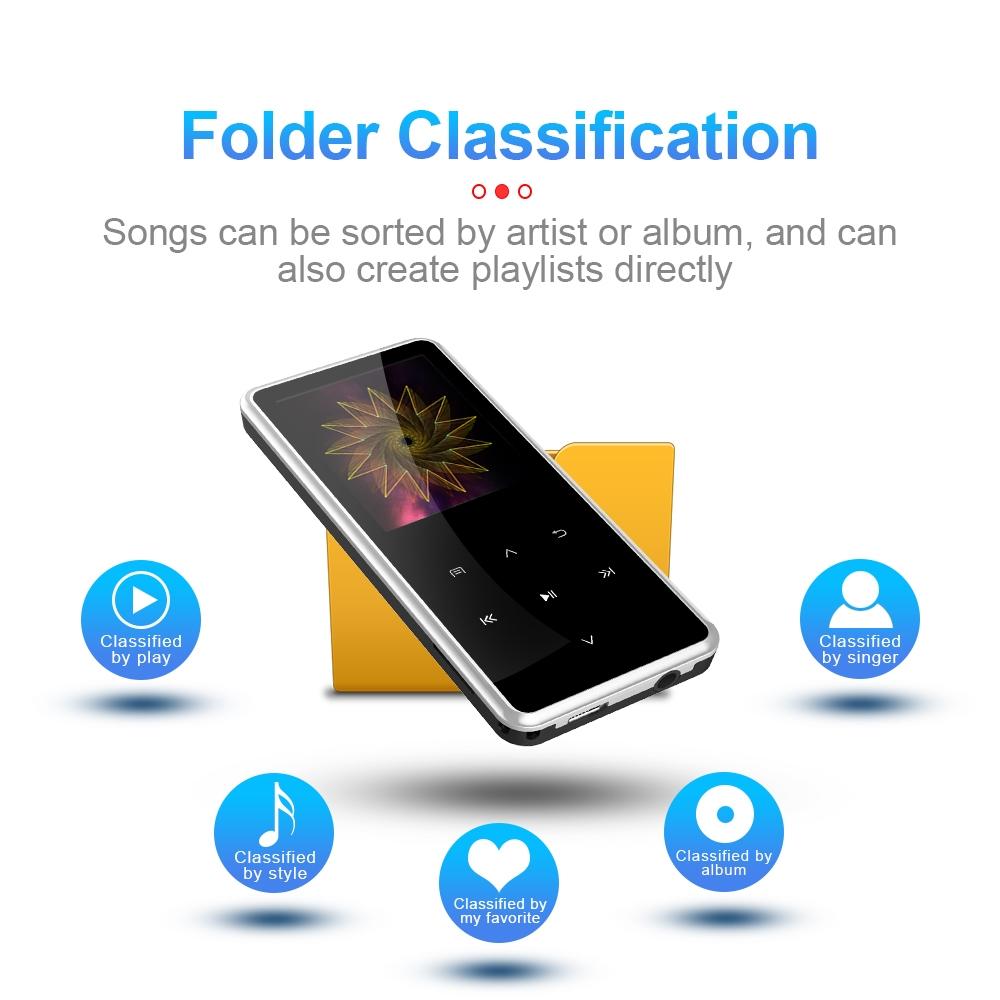 Portable Bluetooth Player 8Gb Capacity Silver
