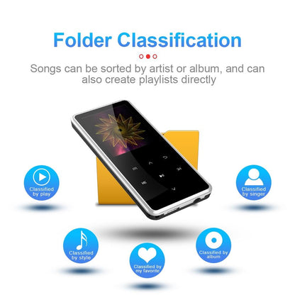 Portable Bluetooth Player 8Gb Capacity Silver