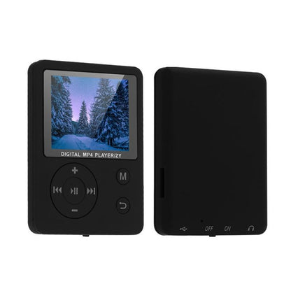 Lossless Mp4 Player With Synchronized Lyrics Round Button - Black
