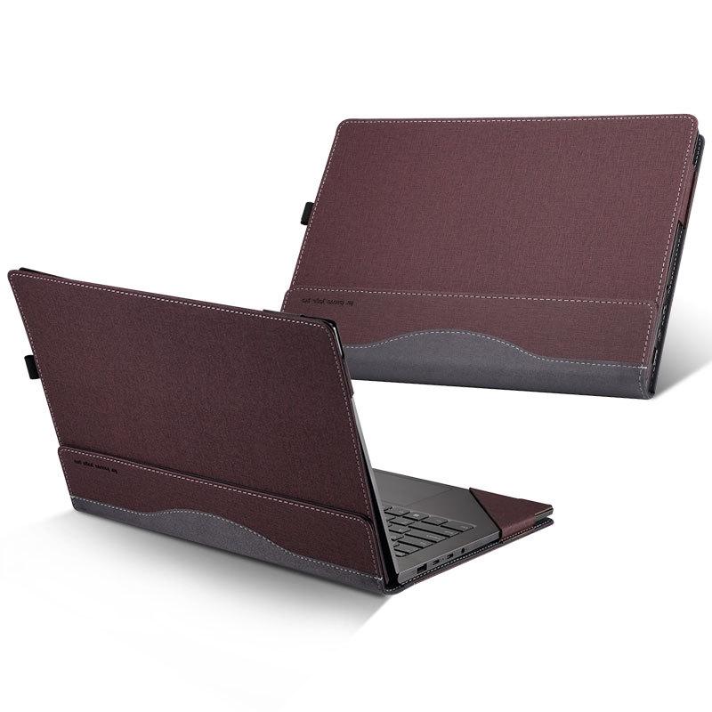 Yoga 520-14 Laptop Leather Case - Protective - Dark Gray