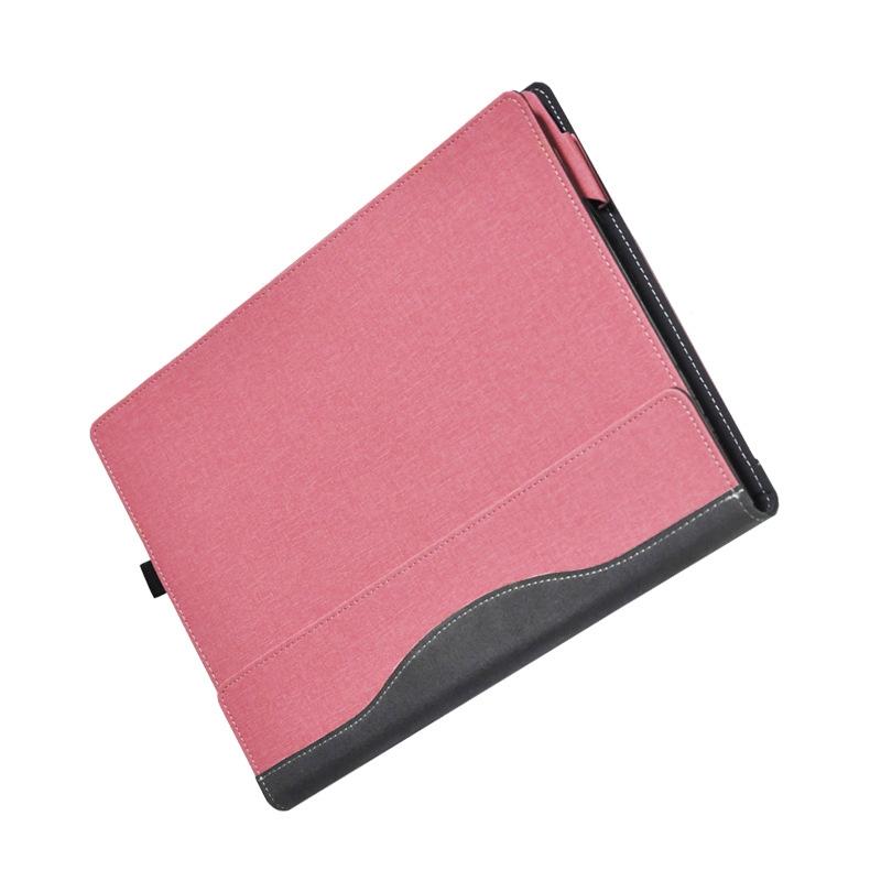 Yoga 14S 2021 Protective Leather Laptop Case - Gray Cobalt Blue