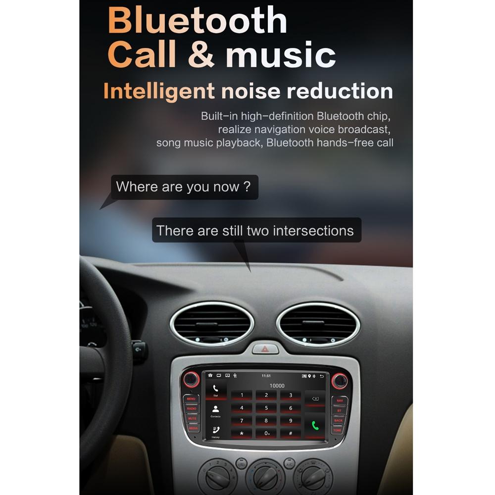 7 Inch Android Navigation Radio For Ford Focus - Bluetooth Rds 1 + 32G - Silver 2 + 32G