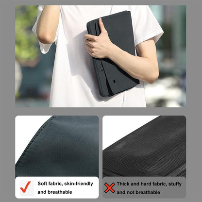 13 Inch Multi-layer Laptop Sleeve - Waterproof & Shock-absorbing Storage Bag - White - 14 Inch