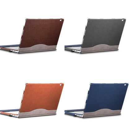 13.5 Inch Protective Sleeve for Microsoft Surface Book 2 in Pu Leather - Gentleman Gray