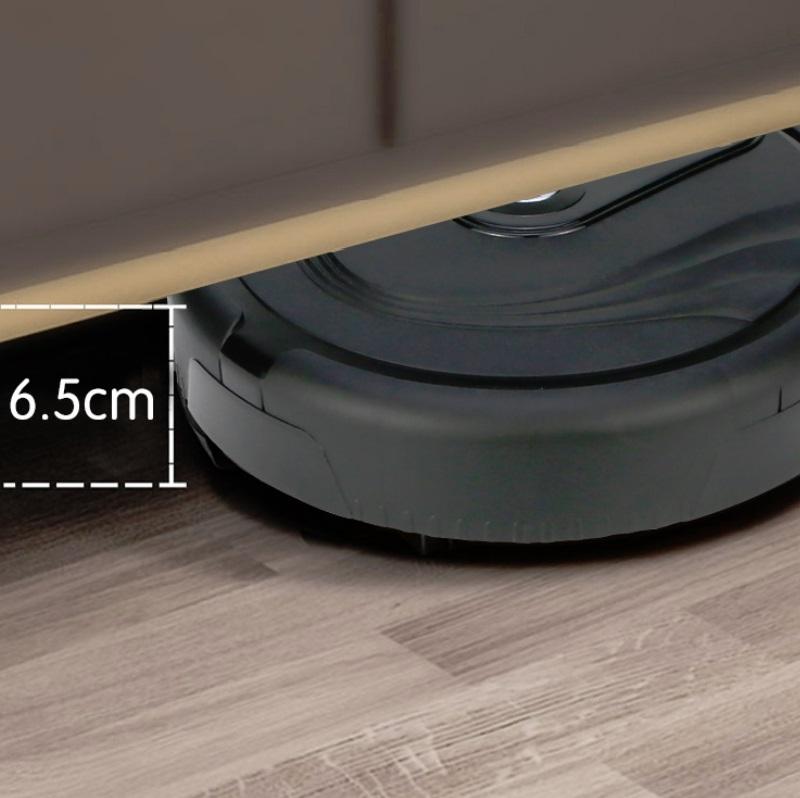 Efficient Household Hair Cleaner - Smart Sweeping Robot - White