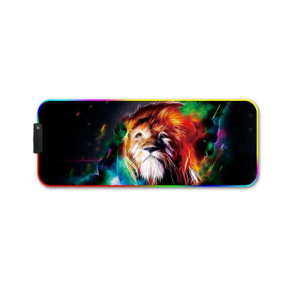 Rgb Non Slip Mouse Pad With Thermal Transfer - Snow Peak