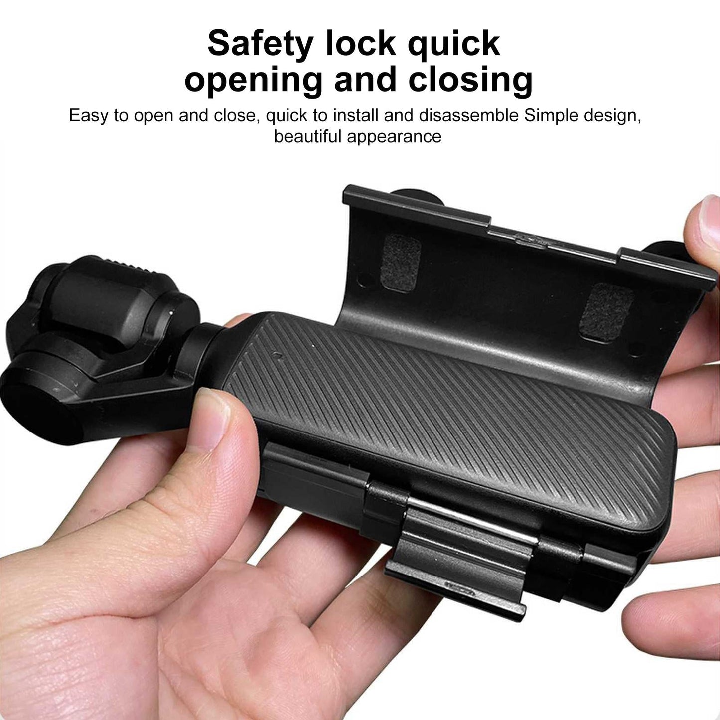 Expansion Frame For Dji Osmo Pocket Cold Shoe Adapter Black