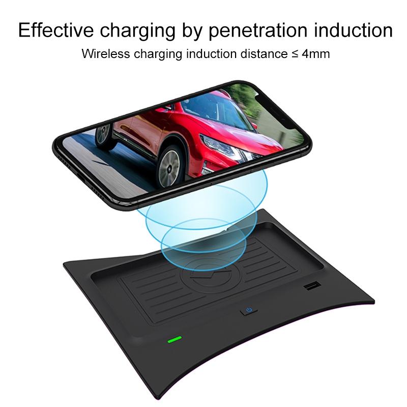 Wireless Charger for Nissan X-trail / Qashqai - Fast Charging