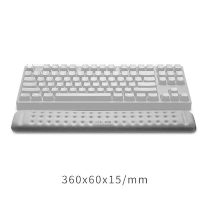 Memory Foam Keyboard Wrist Rest & Mouse Pad - Black