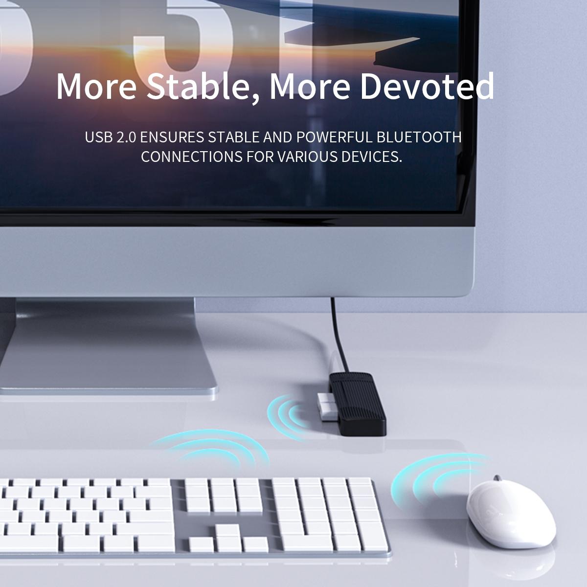 High-Speed 4-Port Usb 2.0 Hub 480Mbps - Black