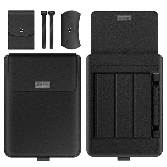 15 Inch 4-in-1 Computer Bracket Liner and Storage Bag - Black