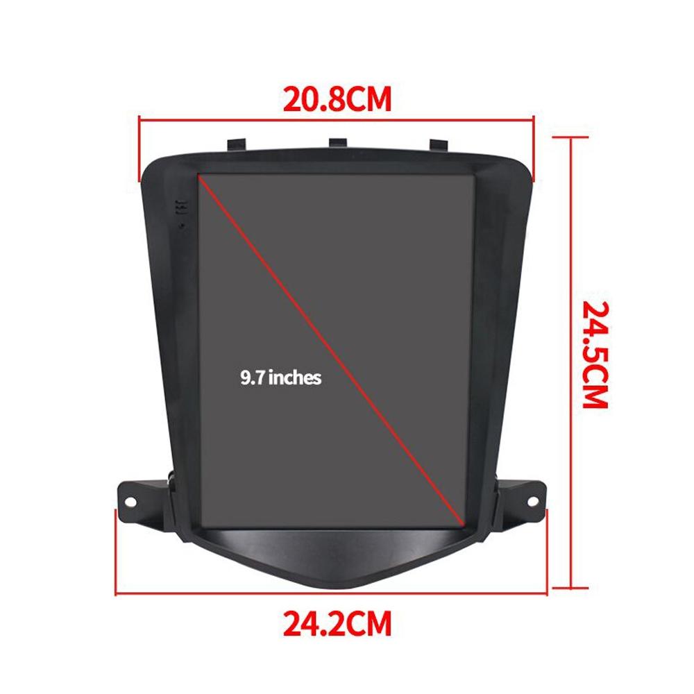9.7 Inch Navigation For Chevy Cruze - Standard + 8 Cam - 2 + 32G