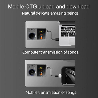 2.4 Inch Hifi Bluetooth Music Player Dsd256 Mastering Sound Quality 16Gb+16Gb Memory - Black - 16Gb+16Gb