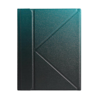 Bluetooth Keyboard Leather Case For Ipad Pro 11 With Holder & Pen Slot - Gradient Rainbow