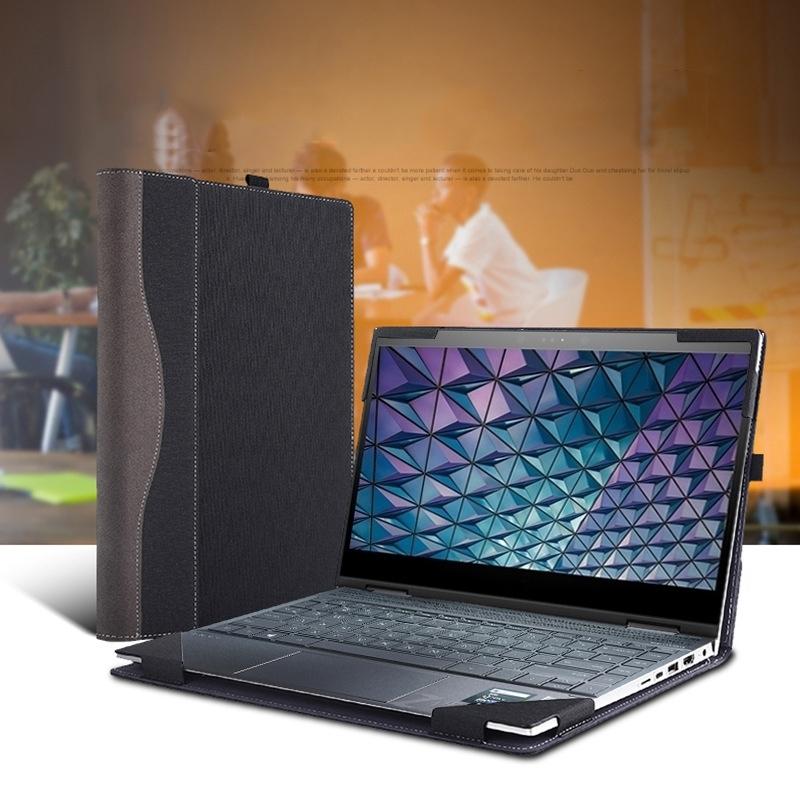 Protective Leather Laptop Case - Anti-Fall - Black - For Lenovo Thinkpad E15 Gen 4