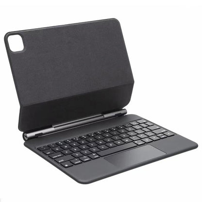 Bluetooth Keyboard Leather Case With Touch Pad - Bp129 - White