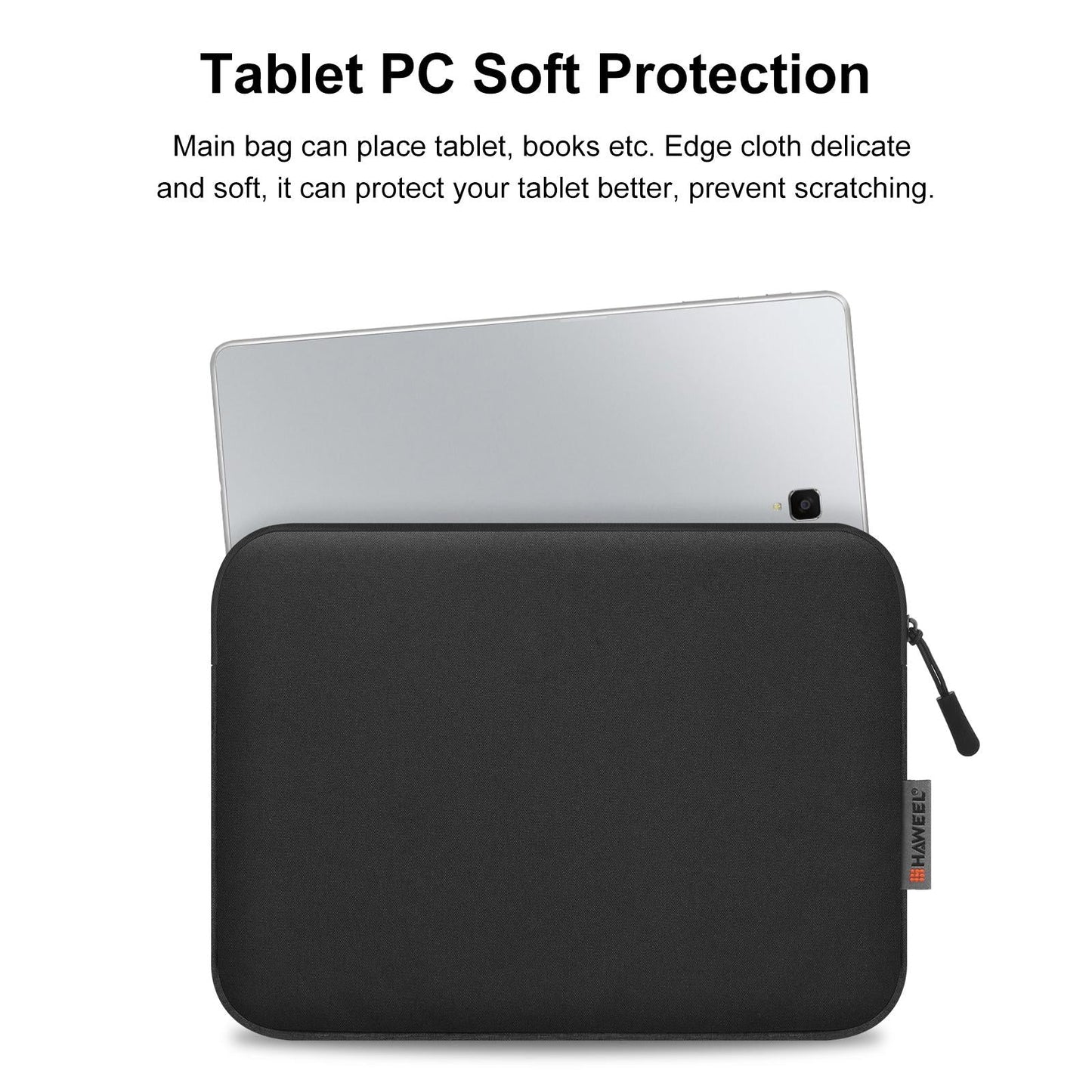 11 Tablet Sleeve Briefcase for 9.7-11.0 Tablets - Zipper Closure - Black