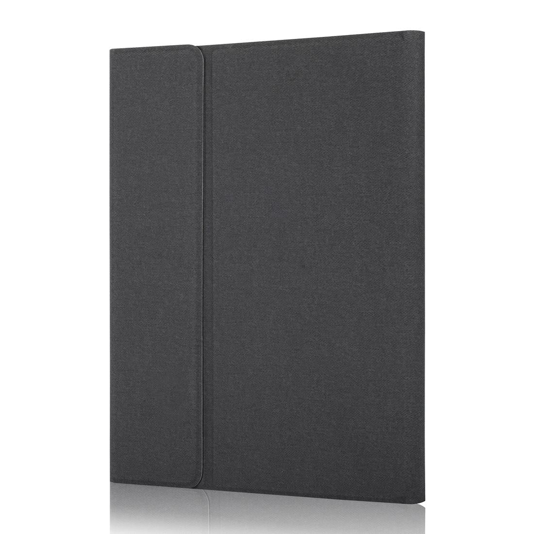 Silk Texture Bluetooth Keyboard Case For Ipad Pro 11 With Pen Slot & Stand Function - Black