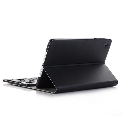 Universal Ultra-Thin Tablet Case With Bluetooth Keyboard For Ipad Mini 3 / 2 / 1 - Horizontal Flip Design - Black