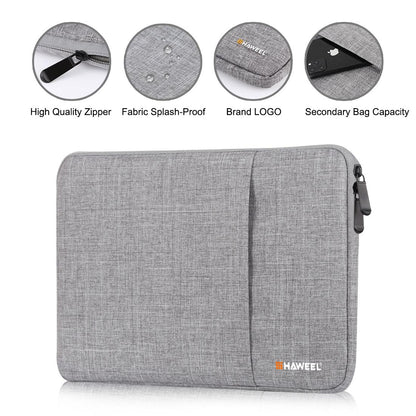 13 Inch Laptop Sleeve Case with Zipper for Macbook Samsung Sony Dell Alienware Chuwi Asus Hp - Black