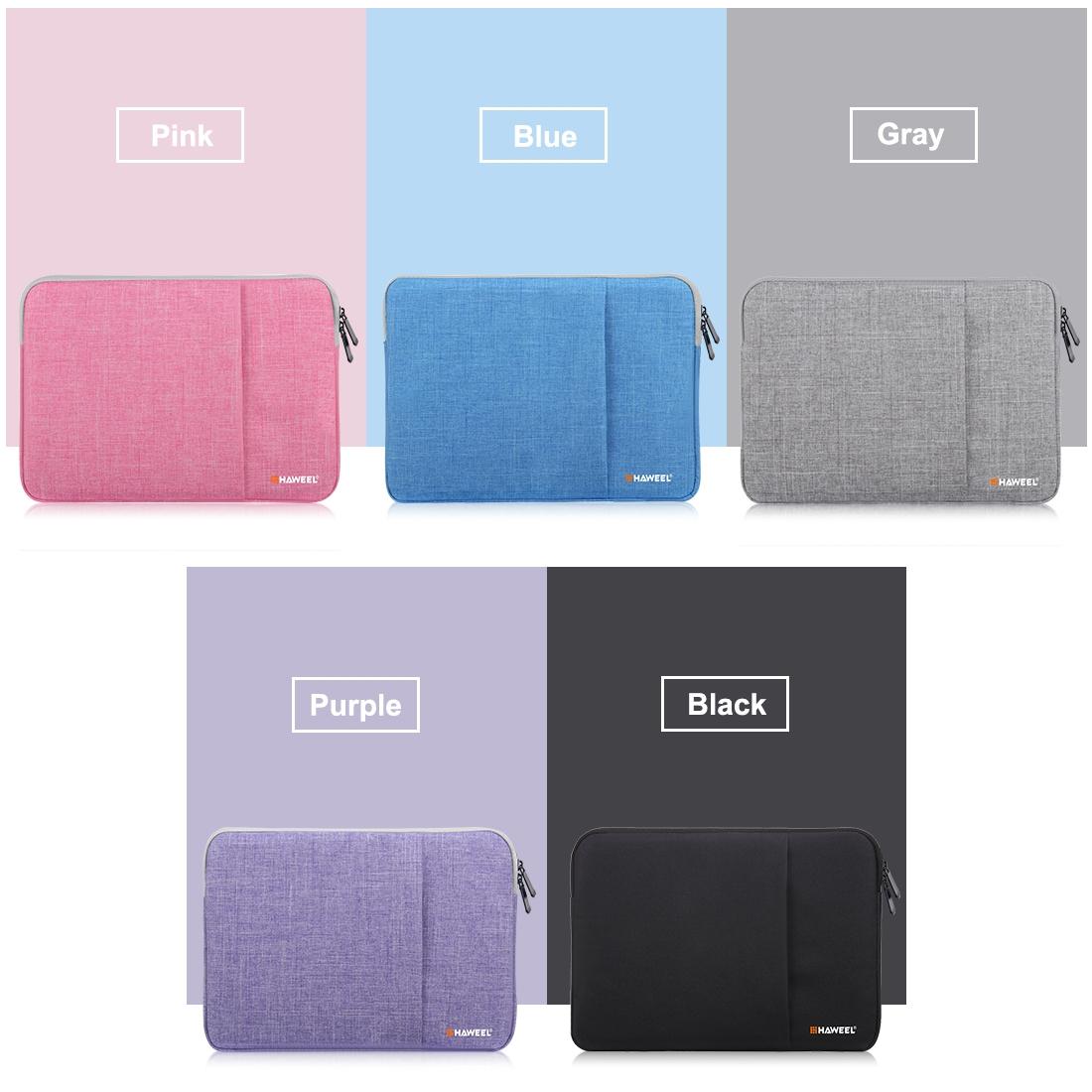 13 Inch Laptop Sleeve Case with Zipper for Macbook Samsung Sony Dell Alienware Chuwi Asus Hp - Black