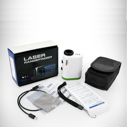 400M Golf Laser Distance Measuring Instrument - Waterproof Handheld - Black