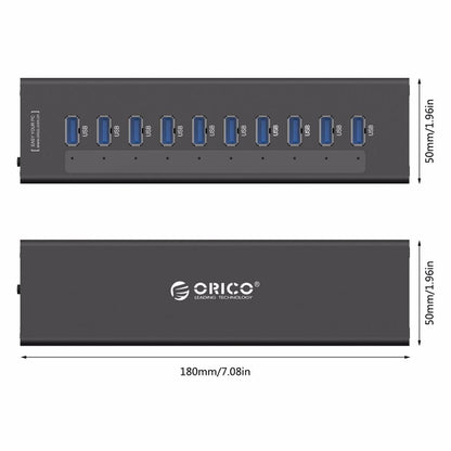 10-Port Usb 3.0 Hub With Power Adapter
