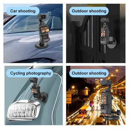 Adjustable Desktop Mount For Dji Osmo Pocket 3 Protective Frame Black
